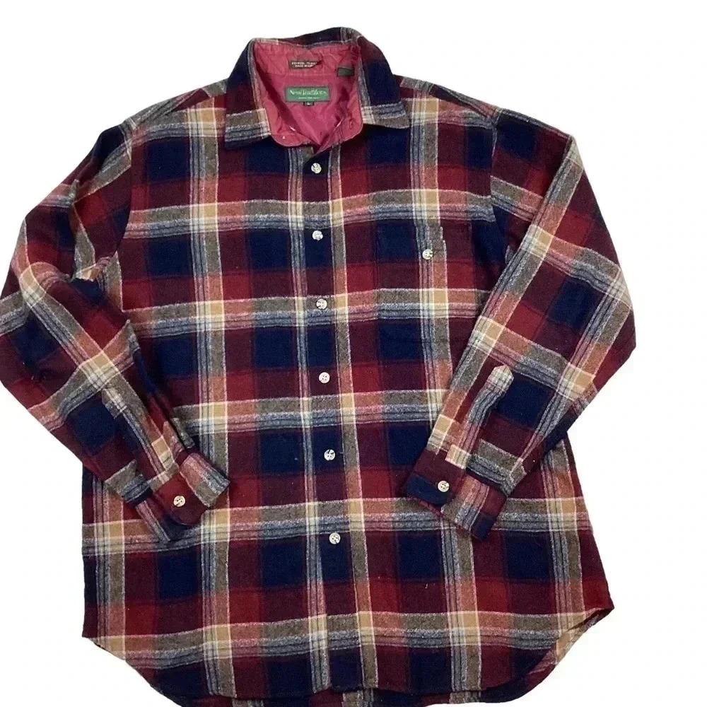 Vintage New Traditions 70s wool plaid flannel